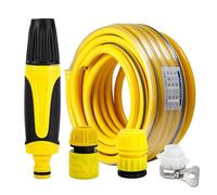 Pistolet à eau de nettoyage domestique,angle d'enveloppement de tuyau,pulvérisation directe,bâche de voiture,évitant l'enforcement de l'eau,outils de nettoyage multifonctions,fleu - Type YELLOW-10M