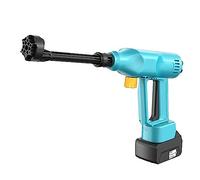 Pistolet À Eau De Voiture Nettoyeur Haute Pression Buse De Pulvérisation avec Tuyau Pistolet Pulvérisateur À Main for La Maison Jardin Accessoires De Nettoyage De Voiture Puissant Facile(1 Battery)