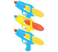 Pistolet à eau d'été pour enfants - Petit pistolet à eau 26 cm x 14 cm - Lanceur à eau pour piscine pour enfants pour l'été - Piscine plage, fête (lot de 3)