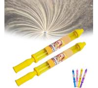 Pistolet à Eau Effet Feu d'artifice, Jouet de Pulvérisation d'eau Romantique pour Couples, Jeu de Piscine Interactif, Arroseur Haute Pression Extractible pour Bain, Piscine et Fête (2pcs Jaune)