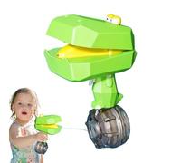 Pistolet À Eau Électrique - 25,5x16cm ABS | Tireur d'eau De Crocodile De Dessin Animé | Tireur d'eau Automatique | Jouet De Plage De Piscine Extérieure pour, pour Les Plaisirs D'été, pour Garç