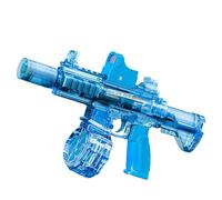 Pistolet à Eau Électrique M416,Pistolet à Eau Automatique 320ml,Rechargeable USB,Portée 6-8m,Pistolet à Eau Jouet,pour Plage,Piscine,Jardin,Fête de l'été (Bleu)