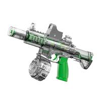 Pistolet à Eau Électrique M416,Pistolet à Eau Automatique 320ml,Rechargeable USB,Portée 6-8m,Pistolet à Eau Jouet,pour Plage,Piscine,Jardin,Fête de l'été (Gris)