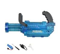 Pistolet À Eau Électrique - Pistolet Automatique Pour Extérieur - D'eau Avec Effet Flash Et Flamme - Pour Extérieur Été, Jardin, Plage, Piscine, Camping