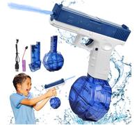Pistolet à Eau électrique pour Adultes et Enfants,Pistolet à Eau Automatique à Bouton Unique de Grande capacité Pistolet à Eau de Grande capacité Jouets de Natation pour la Plage d'été