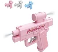 Pistolet à Eau en flèche, Pistolet à Eau Excentrique, canons des eaux inverses, canons des eaux drôles, Farce Originale et Amusante pour Le Bureau du Bureau de l'école (Pink)