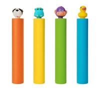 Pistolet À Eau En Mousse Mignon, Jouet Super Canon Pour Enfants, Piscines De Plage D'été, Jouets De Tir D'eau, Cadeau Pour Enfants 4 Pièces