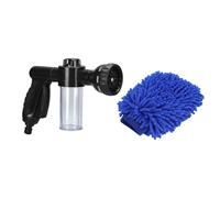 Pistolet à Eau en Mousse Réglable, Pulvérisateur en Mousse Multifonctionnel avec de Nettoyage pour le Lavage de Voiture pour l'arrosage du Jardin pour le Bain des Animaux