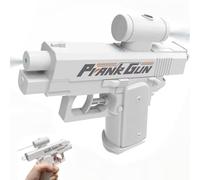 Pistolet à Eau farceur, Pistolet à Eau bidirectionnel inversé, Original et Amusant, Double buse pour des immersions Surprises, Jouet Original et hilarant pour Les fêtes et Les Loisirs estivaux (Weiß)