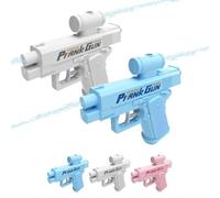 Pistolet à Eau Farceur, Pistolet à Eau Double Face, Pistolet à Eau Bidirectionnel, Pistolet à Eau Inversé, Jouet Durable Et Hilarant pour Adultes, pour Piscine, Plage, Extérieur, Fête(White+Blue)