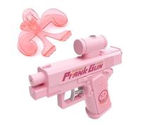 Pistolet à Eau Farceur, Prank Water Gun Two Way Water Gun à Double Jet Avant arrière, Jouet d’Eau Amusant pour Blagues, Jeux d’Arrosage Extérieurs, Gag d’Été Portable et Original (Rose A)