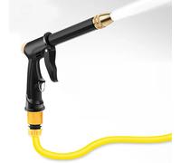 Pistolet à eau haute pression, lavage de voiture, tuyau d'arrosage de jardin, buse d'arrosage, pichet en mousse, Joint de robinet d'eau, connecteur rapide, 1/3/5 pièces Black 5pcs