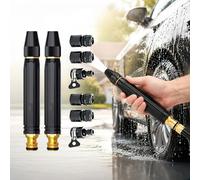 Pistolet à eau haute pression pour lavage de voiture, buse de tuyau haute pression 2026 très résistante, motifs de pulvérisation réglables, buse de tuyau torsadée, pour le lavage de voiture