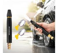 Pistolet à eau haute pression pour lavage de voiture, buse de tuyau haute pression 2026 très résistante, motifs de pulvérisation réglables, buse de tuyau torsadée, pour le lavage de voiture