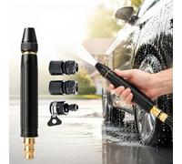 Pistolet à eau haute pression pour lavage de voiture, buse de tuyau haute pression 2026 très résistante, motifs de pulvérisation réglables, buse de tuyau torsadée, pour le lavage de voiture