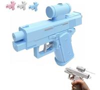 Pistolet à Eau inversé, Pistolets à Eau Originaux pour Vos Amis, inversés Qui pulvérisent de l'eau à l'avant et à l'arrière, Pistolets à Eau créatifs pour des batailles Aquatiques (Bleu)