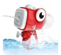 Pistolet à eau - Jouet pour l'heure du bain avec design électrique mignon dinosaure - Forme de dinosaure de dessin animé électrique avec une portée de 6 à 8 mètres - Réservoir de grand volume pour