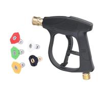 Pistolet à eau multifonction for nettoyeur haute pression - Douille M22 14 mm et connecteur 1/4 po - for le nettoyage de la voiture, fixation de tuyau - Polyvalent for les camping-cars, les bateaux et