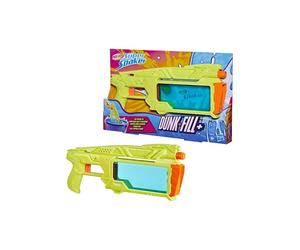 Pistolet à eau NERF Super Soaker Dunk-Fill+ 358 ml remplissage par immersion Jaune-vert/Orange