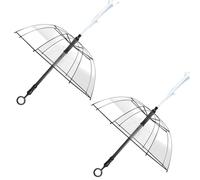 Pistolet à eau parapluie transparent, tire jusqu'à 8,2 m, abri de pluie et pistolet à eau pour les combats d'eau dans le jardin, les fêtes à la piscine, les jeux de farces (2 pièces)