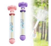 Pistolet a Eau, Petit Feu d'artifice Blasters à Eau, Mini Firework Water Gun, Fusil a Eau Puissant pour Enfants et Adultes Jeux d'eau, Piscine, Plage, Fête Jouets D'été (Bleu + Rose) (Violet + Rose)