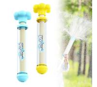 Pistolet a Eau, Petit Feu d'artifice Blasters à Eau, Mini Firework Water Gun, Fusil a Eau Puissant pour Enfants et Adultes Jeux d'eau, Piscine, Plage, Fête Jouets D'été (Bleu + Jaune)