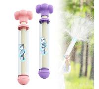 Pistolet a Eau, Petit Feu d'artifice Blasters à Eau, Mini Firework Water Gun, Fusil a Eau Puissant pour Enfants et Adultes Jeux d'eau, Piscine, Plage, Fête Jouets D'été (Violet + Rose)