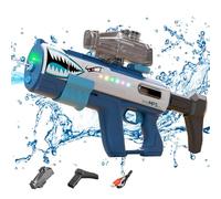 Pistolet A Eau | Pistolet A Eau Electrique | Pistolet à Eau Automatique | Stockage D'eau De Grande Capacité De 1150ML | Pour Adulte Et Enfant Pour Jeux D'eau Et De Plage,Piscine (bleu)