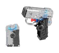 Pistolet à Eau Pliable avec 2 Modes de Jet, Pistolet à Eau Enfant Mini, Pistolet à Eau en Matériau Souple Certifié pour Piscine et Plage (Noir)