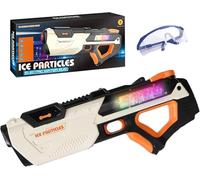 Pistolet à Eau Puissant, Pistolet à Eau Electrique, Pistolets à Eau Automatique avec Coloré Lumière, Lunettes de Protection, Portée 8-10m, Convient aux Jardins Plages d'été Piscine