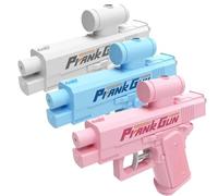 Pistolet à Eau Réaliste Qui Tire vers Larrière Petit Réaliste Jouet Bidirectionnel Créatif Inversé De Lavant Cadeau Amusant pour Les Fêtes Au Bureau Et Lécole(Set)