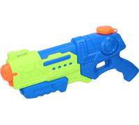 Pistolet à eau Scatch avec pompe - Grand réservoir : 900ml - 39x6x19cm - Bleu/ Vert
