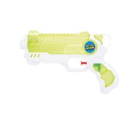 Pistolet à eau WDK 23 cm Poignée texturée Réservoir translucide Vert citron