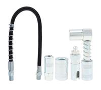 Pistolet À Graisse Kit d'Accessoire de Lubrification,Raccord Rapide de Prolongateur pour Lubrification | Accessoires Véhicule en Acier Carbone pour Mécanique Industrielle