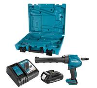 Pistolet à mastic 2x1,5Ah 18V LXT ® MAKITA DCG180RY en coffret