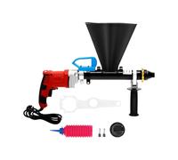 Pistolet à mortier électrique 700 W avec 2 buses pour pistolet à joints et pistolet à béton, presse à mortier 220 V pour portes de sécurité et réparation murale, pistolet à joints avec accessoires