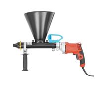 Pistolet à mortier électrique 700 W en acier inoxydable avec buses rondes et plates, pistolet à joints portable, pulvérisateur électrique pour ciment, carrelage