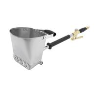 Pistolet À Mortier Pneumatique 3,5L Pulvérisateur Ciment 4 Buses | Pulvérisateur Mortier Avec Cuve 3,5L, Entrée Air 1/2" Et 4 Buses Pour Travaux De Construction Et Rénovation