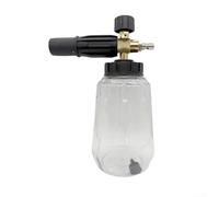 Pistolet à mousse d'une capacité de 1 L pour nettoyeur haute pression Karcher K2 compatible avec pulvérisateur de mousse neige pour un lavage de voiture efficace avec buse réglable