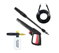 Pistolet à mousse haute pression - Kit de tuyau d'arrosage - Lance à neige - Buse de tuyau pour Karcher (type D)