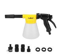 Pistolet à mousse pour voiture, 900 ml, pistolet à mousse réglable, pistolet à mousse multifonction, raccord pour le lavage de voiture, arrosage du jardin