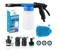 Pistolet à mousse pour voiture Fleau Goods – Pulvérisateur de mousse de lavage – Lance à neige – Densité réglable – Pour tuyaux d'arrosage – Amovible