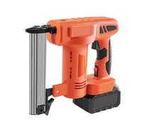 Pistolet À Ongles Électrique Au Lithium Rapide Domestique F10-F30 MM Droit Rechargeable Travail Du Bois Agrafage Efficace Précis(With 2 Batteries)