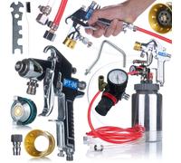 Pistolet à peinture à air comprimé Rosfix 2L | buse de 3,0 mm | tuyau de 325 ...