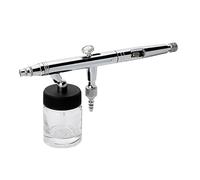 Pistolet à Peinture, Aérographe à succion 0,3/0,5/0,8 mm - Ensemble de Pistolets pulvérisateurs Portables Professionnels à Double Action (22cc)(WD-182-0.8MM)