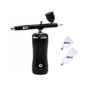 Pistolet à peinture, Démarrage automatique et arrêt de l'aérographe Échelle de l'aérographe Modèles Beauté Salon Piston Compresseur Air Cookies Cookies Tatouage temporaire Automobile de bronzage sans