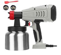 Pistolet à Peinture électrique 500 W/800 W for gâteaux au Chocolat, avec Flacon pulvérisateur en Aluminium de 800 ML, for décoration, Meubles, clôtures et fermes.(500W)