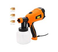 Pistolet à peinture électrique et 3 tailles de buses 500W 800ml