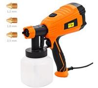 Pistolet à Peinture Electrique et 3 Tailles de Buses 500 W 800 ml vidaXL