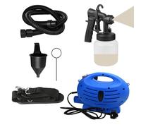 Pistolet à Peinture Électrique,Pistolet pour Meubles avec 3 Motifs - Réservoir 0.8 L Outil de Rénovation Domestique Application sur Mobilier Habitation Murs Intérieurs Extérieurs Portes Armoires